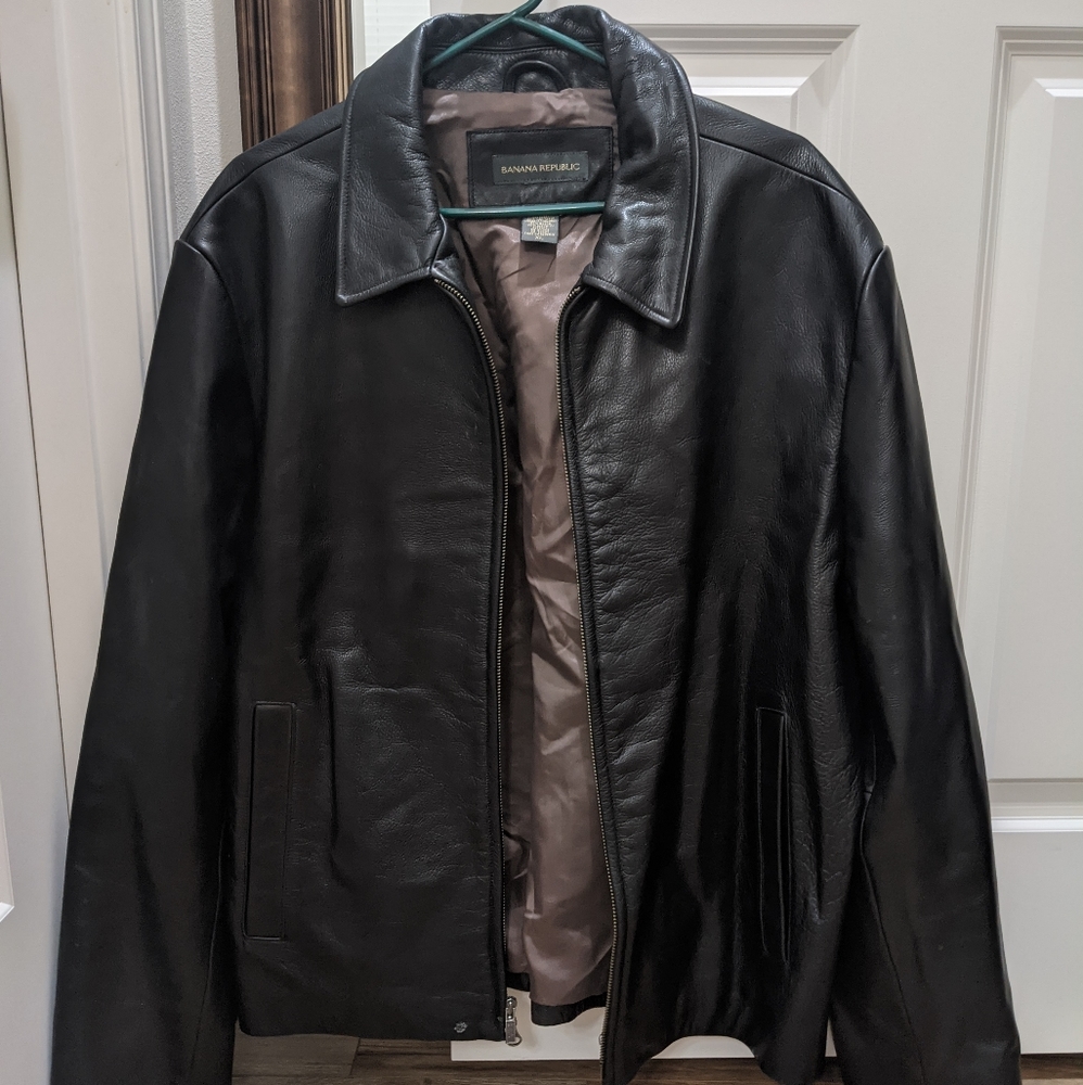 Banana Republic Men's Leather Jacket